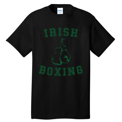 Irish Boxing Green Vintage Distressed Style Tall T-Shirt