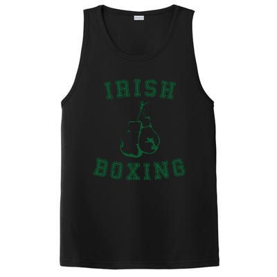 Irish Boxing Green Vintage Distressed Style PosiCharge Competitor Tank