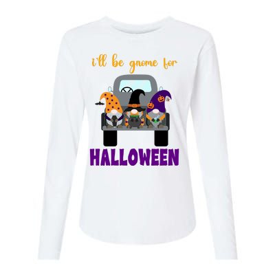 Ill Be Gnome For Halloween Cute Festive Womens Cotton Relaxed Long Sleeve T-Shirt