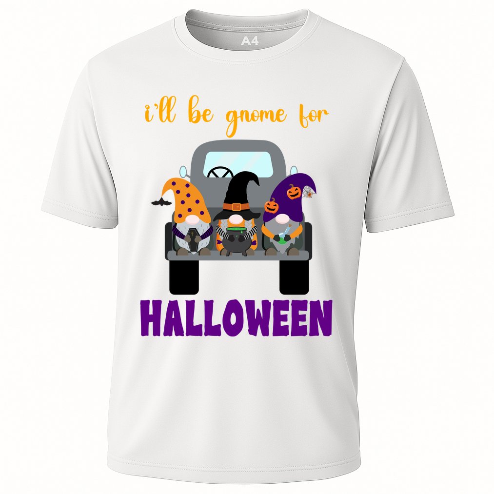 Ill Be Gnome For Halloween Cute Festive Cooling Performance Crew T-Shirt