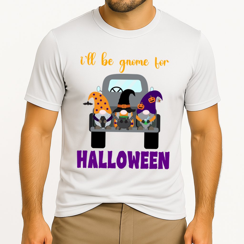 Ill Be Gnome For Halloween Cute Festive Cooling Performance Crew T-Shirt