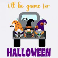 Ill Be Gnome For Halloween Cute Festive Cooling Performance Crew T-Shirt
