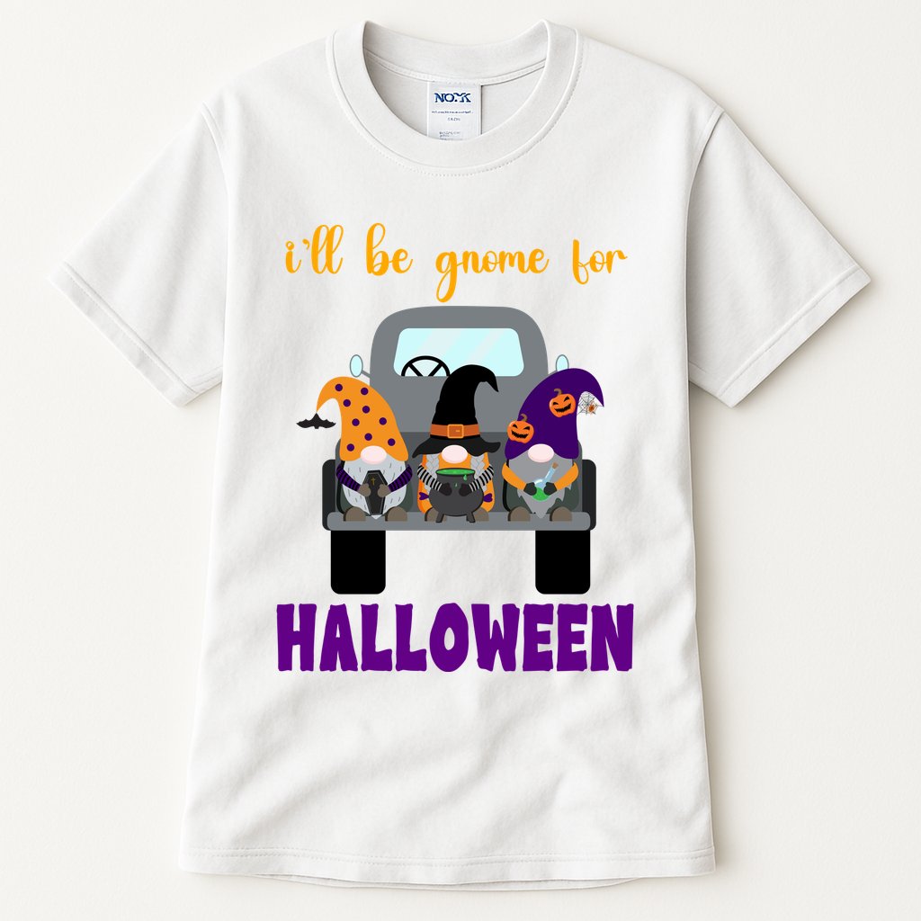 Ill Be Gnome For Halloween Cute Festive Tall T-Shirt