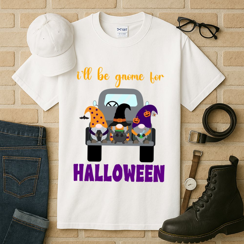 Ill Be Gnome For Halloween Cute Festive Tall T-Shirt
