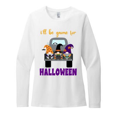 Ill Be Gnome For Halloween Cute Festive Womens CVC Long Sleeve Shirt