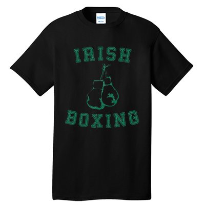 Irish Boxing Green Vintage Distressed Style Tall T-Shirt