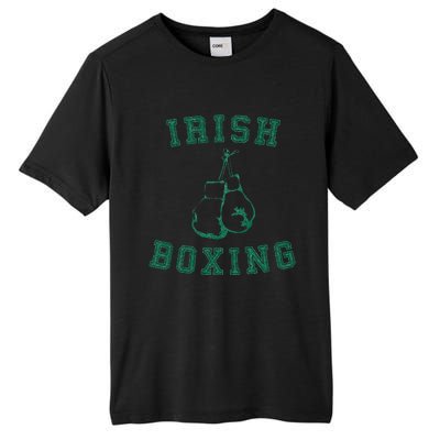 Irish Boxing Green Vintage Distressed Style Tall Fusion ChromaSoft Performance T-Shirt