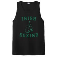 Irish Boxing Green Vintage Distressed Style PosiCharge Competitor Tank