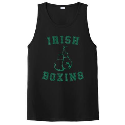 Irish Boxing Green Vintage Distressed Style PosiCharge Competitor Tank