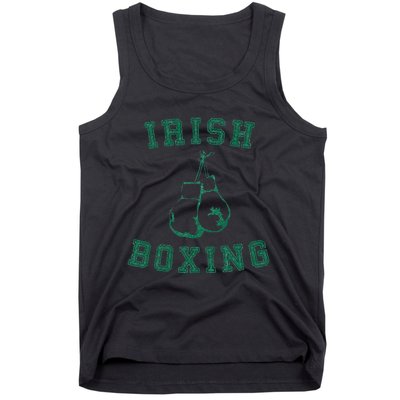 Irish Boxing Green Vintage Distressed Style Tank Top