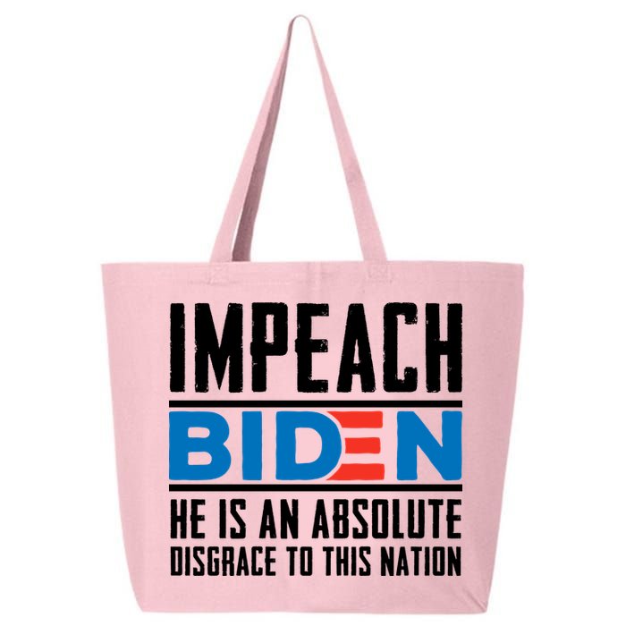 Impeach Biden He Is An Absolute Disgrace To This Nation 25L Jumbo Tote
