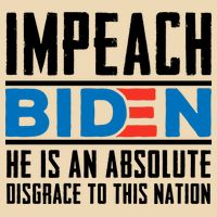 Impeach Biden He Is An Absolute Disgrace To This Nation Drawstring Bag