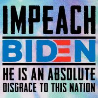 Impeach Biden He Is An Absolute Disgrace To This Nation Legacy Tie Dye Trucker Hat