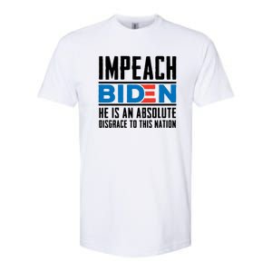 Impeach Biden He Is An Absolute Disgrace To This Nation Softstyle® CVC T-Shirt