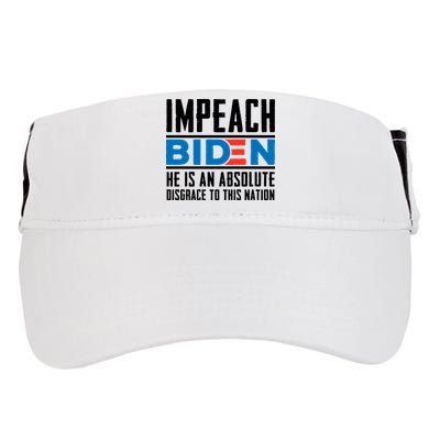 Impeach Biden He Is An Absolute Disgrace To This Nation Adult Drive Performance Visor