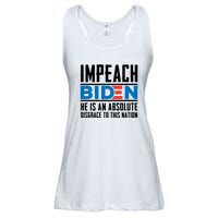 Impeach Biden He Is An Absolute Disgrace To This Nation Ladies Essential Flowy Tank