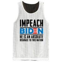 Impeach Biden He Is An Absolute Disgrace To This Nation Mesh Reversible Basketball Jersey Tank