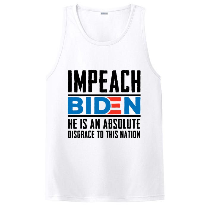 Impeach Biden He Is An Absolute Disgrace To This Nation PosiCharge Competitor Tank