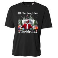 Ill Be Home For Christmas Funny Santa Claus Trump 2024 Cooling Performance Crew T-Shirt