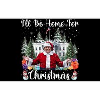 Ill Be Home For Christmas Funny Santa Claus Trump 2024 Bumper Sticker