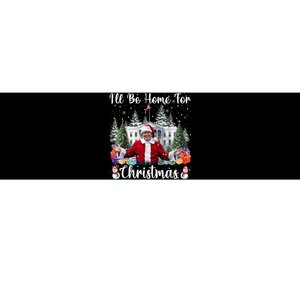 Ill Be Home For Christmas Funny Santa Claus Trump 2024 Bumper Sticker