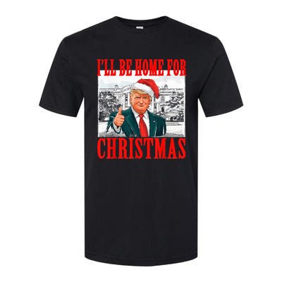 ILl Be Home For Christmas Santa Funny Trump Xmas Pajamas Softstyle® CVC T-Shirt