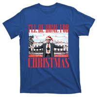 ILl Be Home For Christmas Santa Funny Trump Xmas T-Shirt