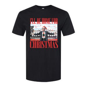 ILl Be Home For Christmas Santa Funny Trump Xmas Softstyle CVC T-Shirt