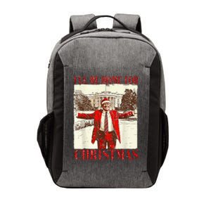 Ill Be Home For Christmas Santa Trump Funny Holiday Vector Backpack