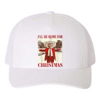 Ill Be Home For Christmas Santa Trump Funny Holiday Yupoong Adult 5-Panel Trucker Hat