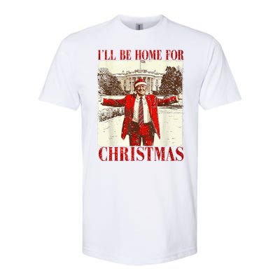 Ill Be Home For Christmas Santa Trump Funny Holiday Softstyle® CVC T-Shirt