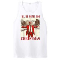 Ill Be Home For Christmas Santa Trump Funny Holiday PosiCharge Competitor Tank