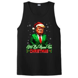 ILl Be Home For Christmas Funny Santa Claus Trump 2024 PosiCharge Competitor Tank