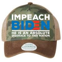 Impeach Biden He Is An Absolute Disgrace To This Nation Legacy Tie Dye Trucker Hat