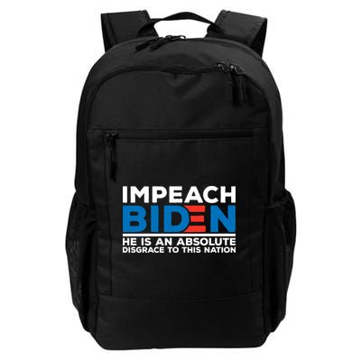 Impeach Biden He Is An Absolute Disgrace To This Nation Backpack