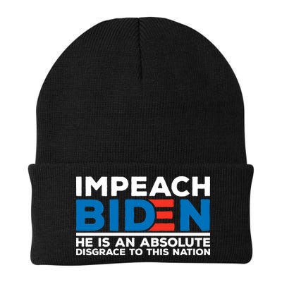 Impeach Biden He Is An Absolute Disgrace To This Nation Beanie