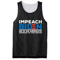 Impeach Biden He Is An Absolute Disgrace To This Nation Mesh Reversible Basketball Jersey Tank