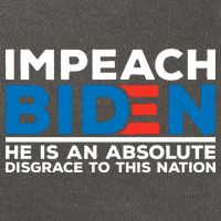 Impeach Biden He Is An Absolute Disgrace To This Nation Cotton Canvas Backpack