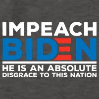 Impeach Biden He Is An Absolute Disgrace To This Nation Vector Backpack