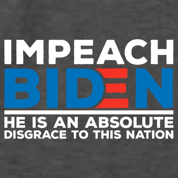 Impeach Biden He Is An Absolute Disgrace To This Nation Vector Backpack