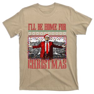 ILl Be Home For Christmas Trump DaddyS Home Xmas Pajamas T-Shirt