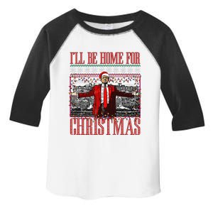 ILl Be Home For Christmas Trump DaddyS Home Xmas Pajamas Toddler Fine Jersey T-Shirt