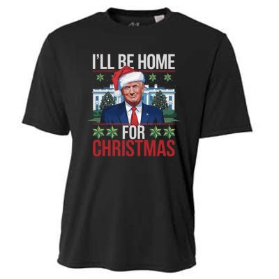 Ill Be Home For Christmas Funny Trump Ugly Christmas Cooling Performance Crew T-Shirt