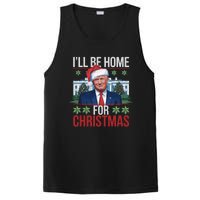 Ill Be Home For Christmas Funny Trump Ugly Christmas PosiCharge Competitor Tank