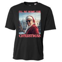 ILl Be Home For Christmas Trump Santa Selfie White House Cooling Performance Crew T-Shirt