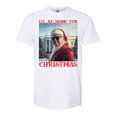 ILl Be Home For Christmas Trump Santa Selfie White House Softstyle CVC T-Shirt