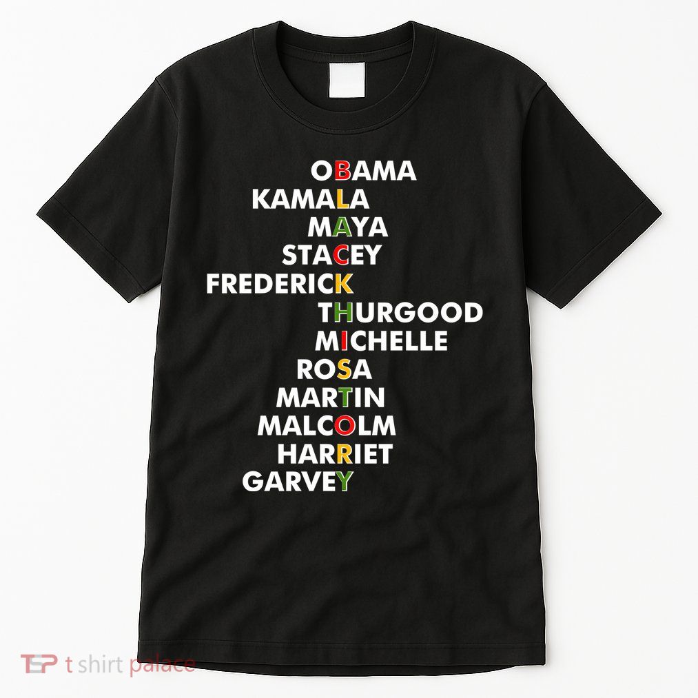 Important Black History Leaders Celebrate Black History Tall T-Shirt