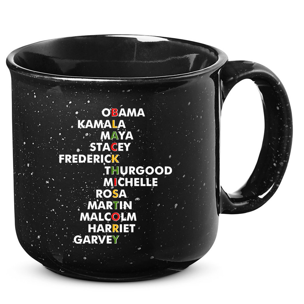 Important Black History Leaders Celebrate Black History 15oz Campfire Ceramic Mug