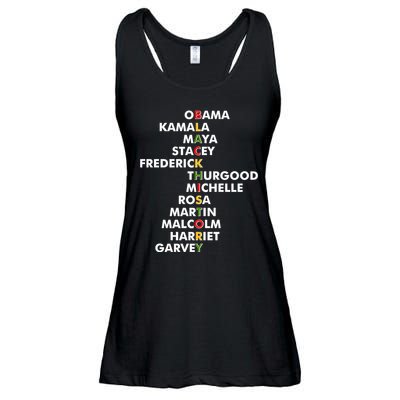 Important Black History Leaders Celebrate Black History Ladies Essential Flowy Tank