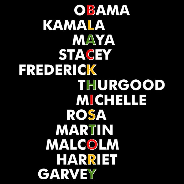 Important Black History Leaders Celebrate Black History Womens Tank Top